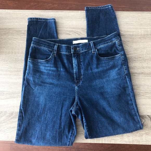 J Brand Maria High Rise Skinny Jeans in Moral - Picture 2 of 6